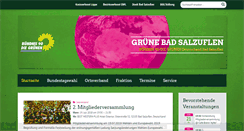 Desktop Screenshot of gruene-bad-salzuflen.de
