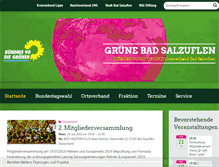 Tablet Screenshot of gruene-bad-salzuflen.de